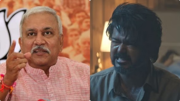 BJP Narayanan Thirupathi asks about bad word in Leo trailer 