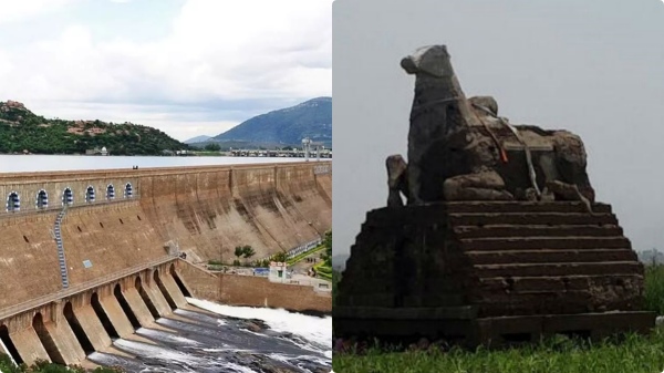 Mettur dam turned into a pond People cultivating crops Full darshan of Nandi idol Mettur dam turned into a pond People cultivating crops Full darshan of Nandi idol