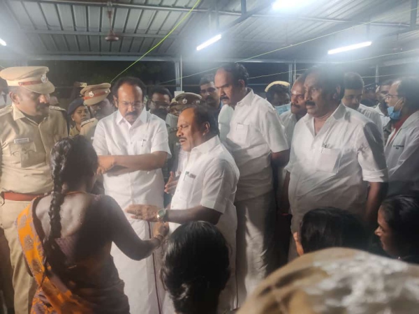 Violation of rules in Sivakasi firecracker factories Strict action will be taken by Minister C.V. Ganesan warning Violation of rules in Sivakasi firecracker factories Strict action will be taken by Minister C.V. Ganesan warning