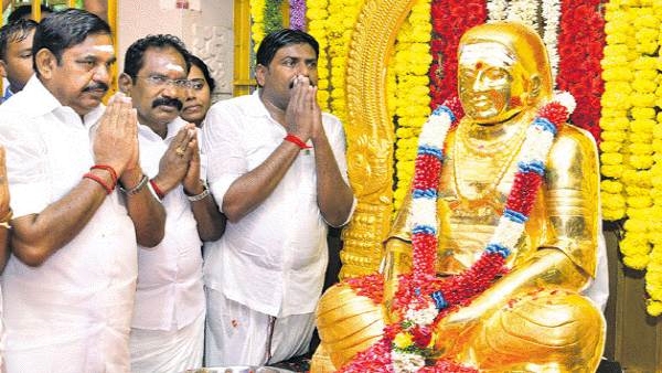  Edappadi Palaniswami is going to Pasumpon on October 30 to participate in Muthuramalinga Devar Gurupoojai