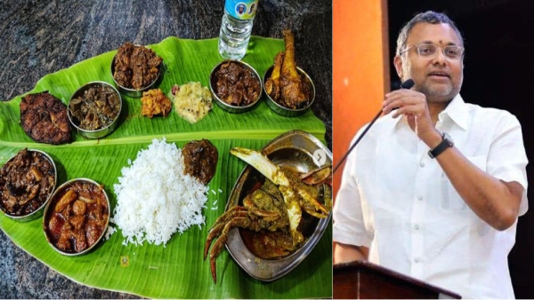 Karti Chidambaram MP said that he eats non-veg 6 days a week and vegetarian only one day 