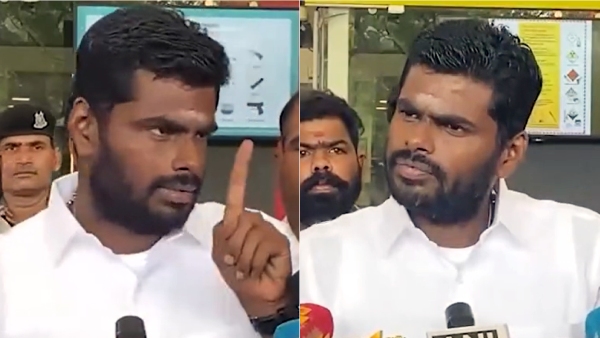 Why DMK is thrashing BJP chief Annamalai for his worst act at the press meet against a woman? Why DMK is thrashing BJP chief Annamalai for his worst act at the press meet against a woman?