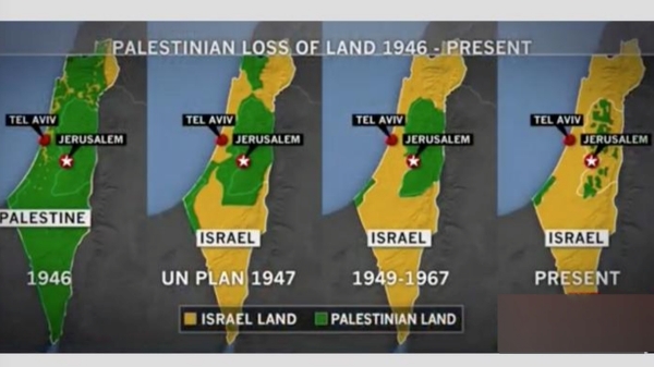 Lets look at the map that how Isreal captured Palestine lands Lets look at the map that how Isreal captured Palestine lands