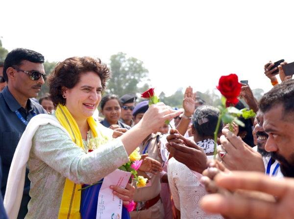 Congress leader Priyanka Gandhi Promises Caste Census In Madhya Pradesh 