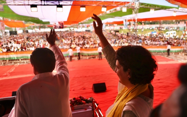 Congress leader Priyanka Gandhi Promises Caste Census In Madhya Pradesh 