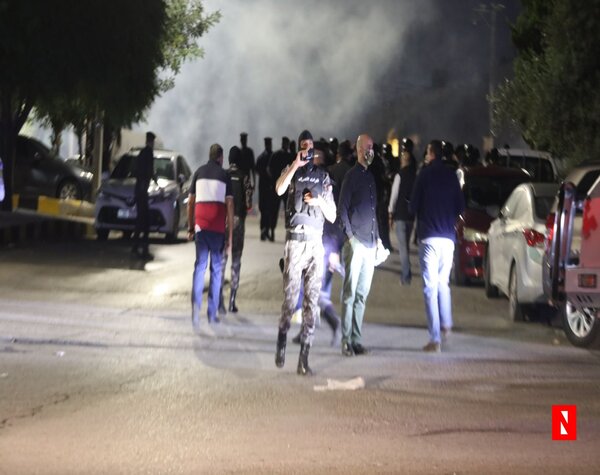 Israeli embassy in Jordan set on fire by protesters 