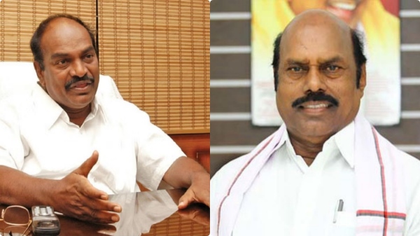 Minister EV Velu and Ponmudi gives conduct certificate to DMK MP jagathratchagan 