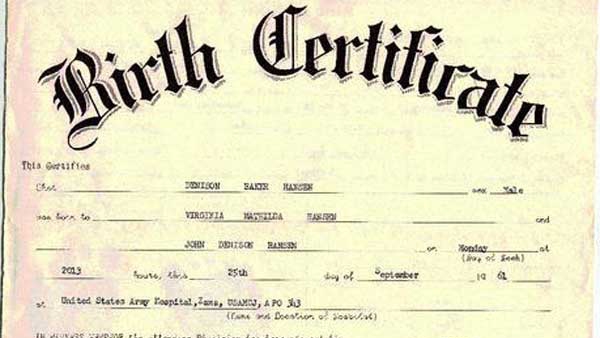 Birth Certificate and Extension of Deadline for entry of name in Birth Certificate, District Collectors Birth Certificate and Extension of Deadline for entry of name in Birth Certificate, District Collectors