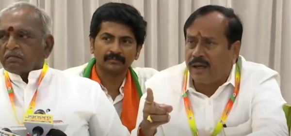  Senior BJP Leader H Raja support to Annamalai in Press meet
