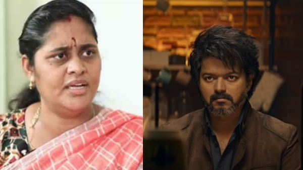 Vijay fans says Rajeswari priya should come to theatre 
