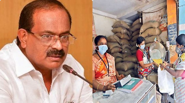 Minister Sakkarapani explains that ration will not be cancelled if not register finger print