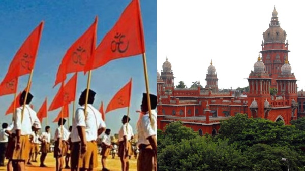  Madras high court granted permission for RSS rally in 33 places across tamilnadu
