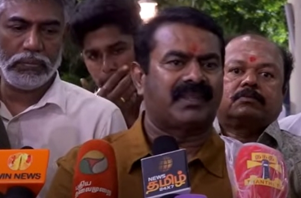 Naam Tamilar Seeman warns on North Indian Migrant Workers 