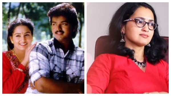 Actress Sangeetha said that because of Rajkiran actions she sometimes cries 
