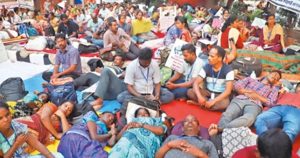 Why are the Teachers protesting? What are the demands? What is the status of students? Why are the Teachers protesting? What are the demands? What is the status of students?