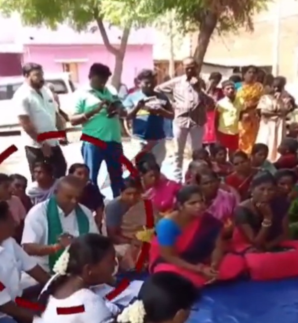 Police team formed to arrest Virudhunagar panchayat secretary who kicked farmer for questioning near Srivilliputhur Police team formed to arrest Virudhunagar panchayat secretary who kicked farmer for questioning near Srivilliputhur