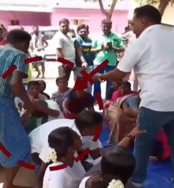 panchayat secretary attack farmer who raise question in the village council meeting in srivilliputhur panchayat secretary attack farmer who raise question in the village council meeting in srivilliputhur