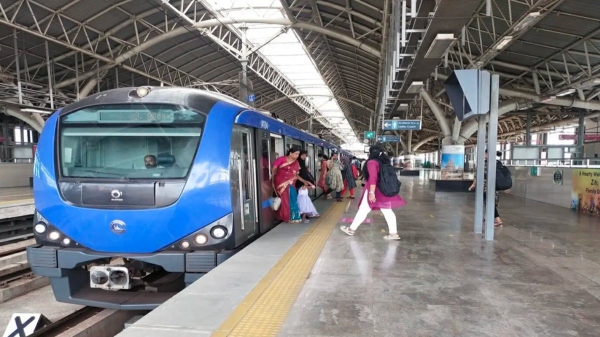 More than six crore people have used the Chennai Metro rail transport in last 9 months 