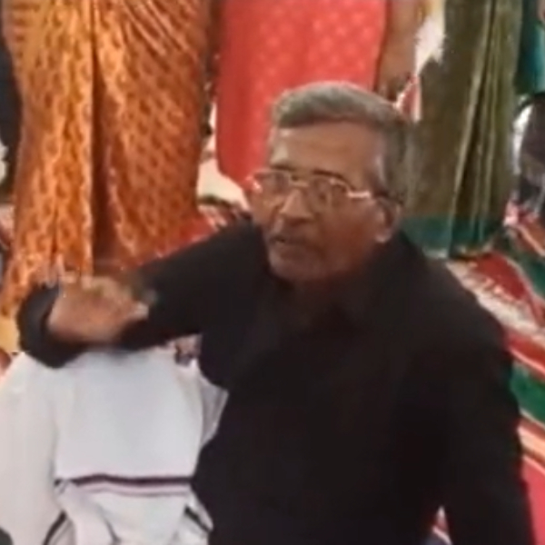 Dravidar Kazhgam member who did not stand up when National Anthem played at Gram Sabha in Coimbatore 