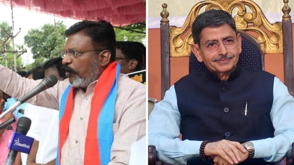 Thirumavalavan opposes to Governor Ravi for Sacred Thread to Daits 