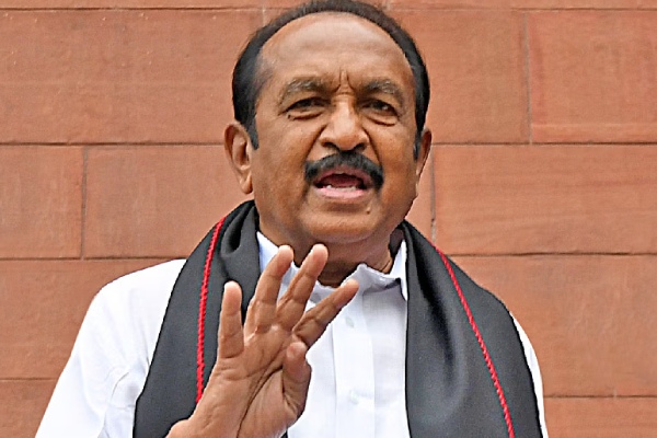 Vaiko condemns bjp government for targeting new click 