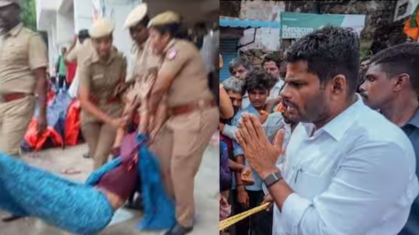 Annamalai condemns dmk government for arrest of teachers 