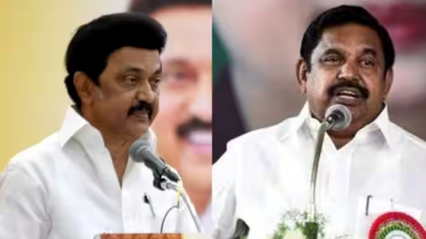 Edappadi palanisamy slams cm mk stalin on teachers arrested issue 