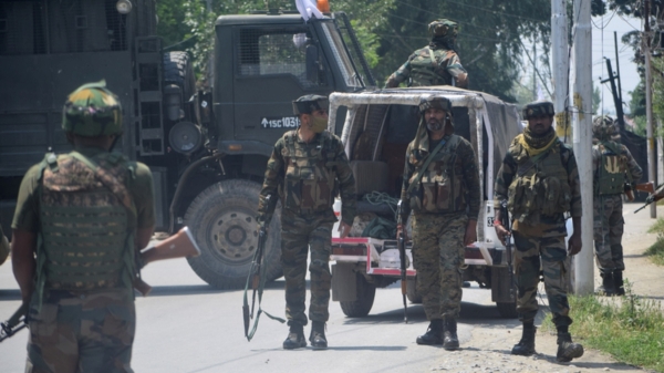 2 terrorists encountered by security forces in Jammu and Kashmir. 
