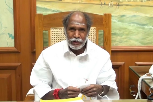 Minister Chandra Priyanka removed from cabinet before 3 days says Speaker Selvam 