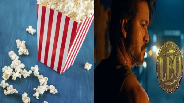 Leo ticket sold for Rs 450 with snacks combo 