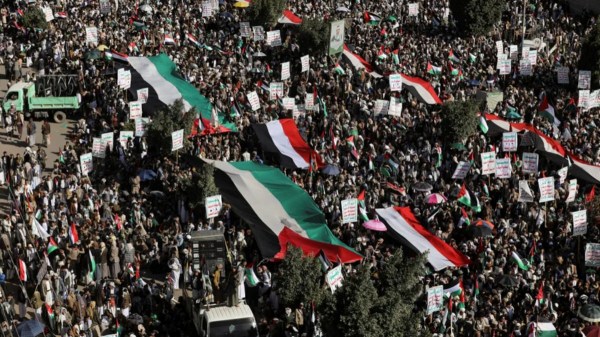 Various countries protest for and against Israel 