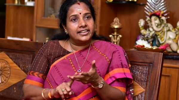 Chanting Jaisriram during the game is not wrong, says Vanathi Srinivasan 