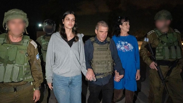 Israel criticizes Hamas for trying to portray itself as a humanitarian organization by releasing hostages 