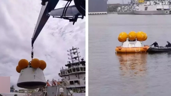 Gaganyaan Crew Module arrives at Chennai port 