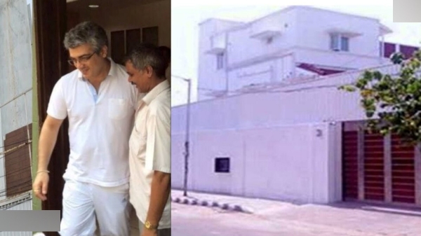 Actor Ajiths house compound wall demolished by officials 