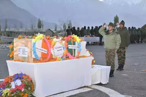 The last rites of AgniVeer who died in Siachen Hill will be done with military honors today 