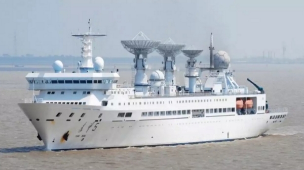 Chinas spy ship arrives in Sri Lanka today despite strong opposition from India 
