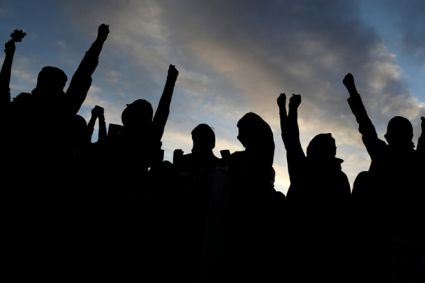 Chennai New College students protest demanding ceasefire in support of Palestine 