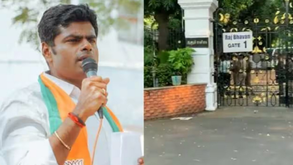 Minister Raghupathi explained to Annamalai about the petrol bomb attack on the Governors House 