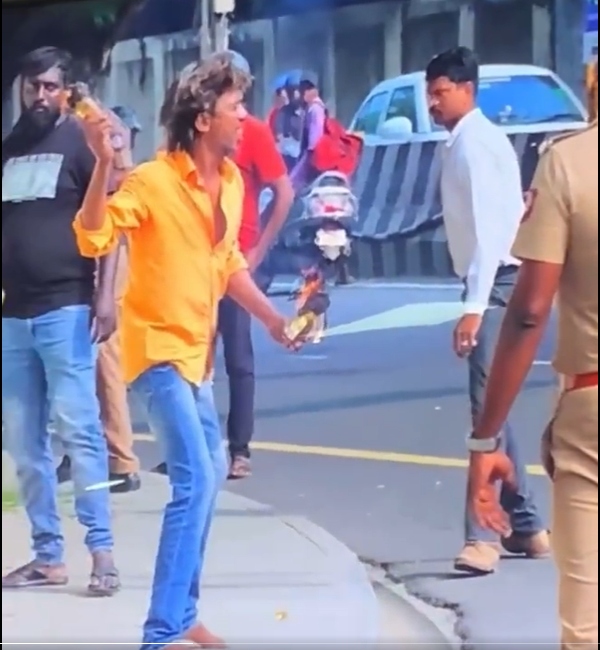  What happened really in front of raj bhavan: Police releases cctv footage