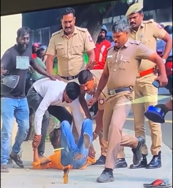  What happened really in front of raj bhavan: Police releases cctv footage