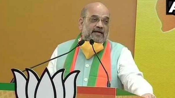 Amit Shahs speech in Telangana election campaign that they are placing Rama in the tower in the hut 