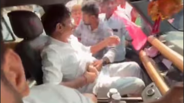 BRS MP Prabhakar Reddy stabbed in Stomach 