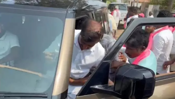 BRS MP Prabhakar Reddy stabbed in Stomach 