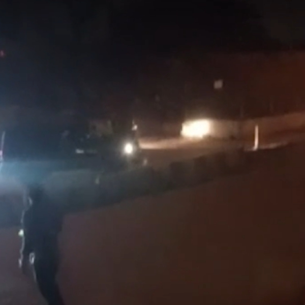  Bangalore Man runs for life on busy road as car crushes him