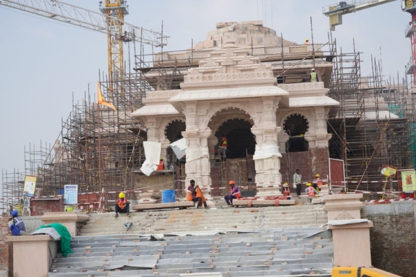 yodhya Ram Temple new pictures shared by Shri Ram Teerth Trust 