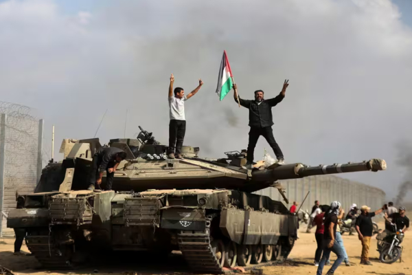 As the Hamas-Israel conflict reaches its peak, arms dealers profit from the war 