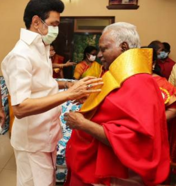 CM Stalin announces that government respect will paid for bangaru adigalar demise 