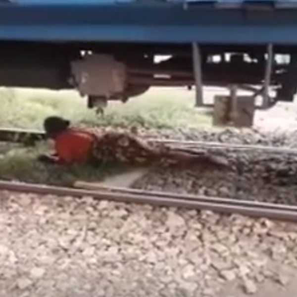 How old woman trapped under goods train at Manapparai in Trichy and escaped without injury? How old woman trapped under goods train at Manapparai in Trichy and escaped without injury?