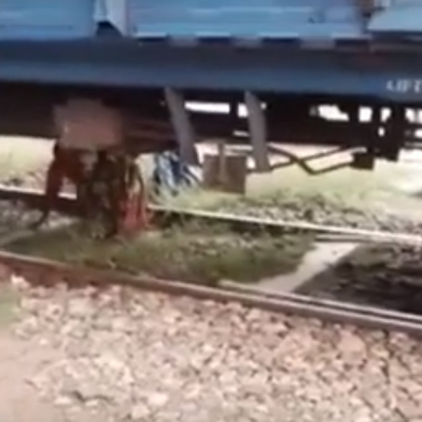 How old woman trapped under goods train at Manapparai in Trichy and escaped without injury? How old woman trapped under goods train at Manapparai in Trichy and escaped without injury?